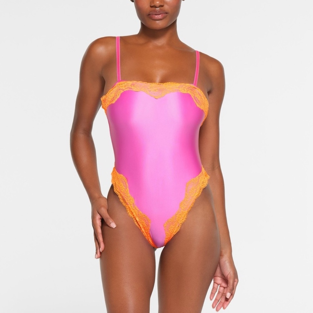 SKIMS Lace Cami One Piece